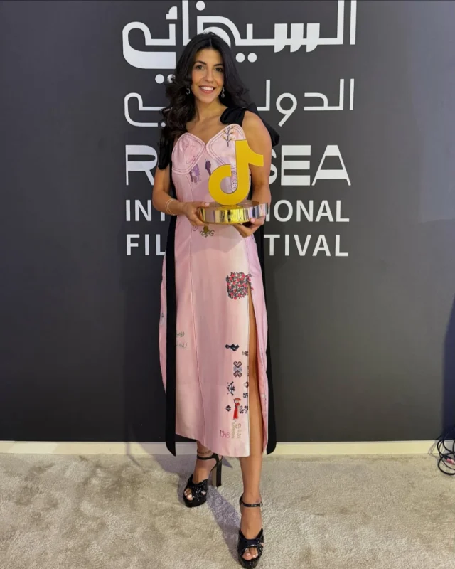 Red Sea Film Festival Souk Awards Ceremony! 
Beyond touched by your support, messages and comments. I truly honour this space that allows me to connect with from various parts of this world. Those who know my journey personally or through this platform I see you and I appreciate you immensely! THANK YOU heart is full 🤍🙏🏽 

And a special shoutout to @reemamiofficial for allowing me to carry a piece of home with me to the ceremony can you see the 🗝️ 
#redseaiff24 #thenewhomeoffilm #shortfilm #tiktokmena #awardceremony #competition